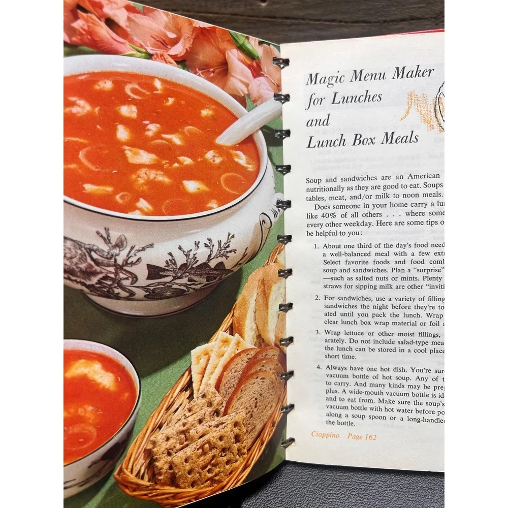 Cooking With Soup, A Campbell‎ Cookbook 1968 Vintage Culinary Spiral Book